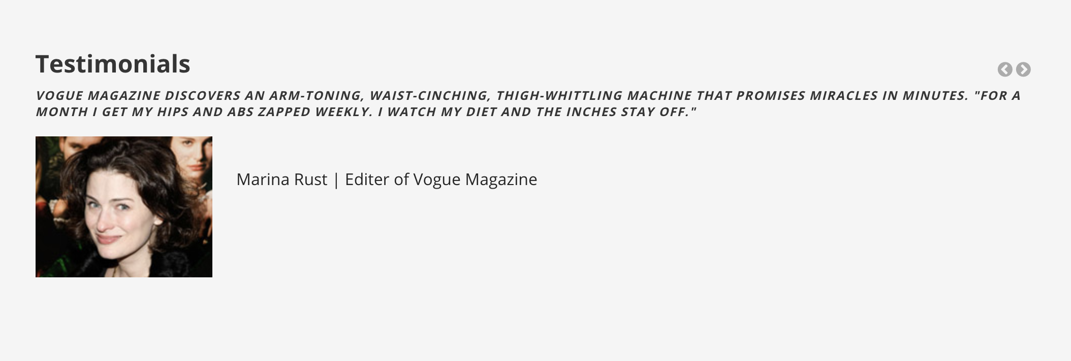 Vogue Magazine Pico Toner